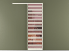 Перегородка Formato вдоль стены 1 створка