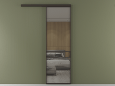 Перегородка Formato вдоль стены 1 створка