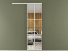 Перегородка Formato вдоль стены 1 створка