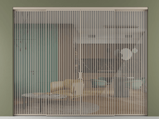 Перегородка Formato внутри проёма 4 створки