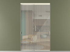 Перегородка Formato внутри проёма 2 створки