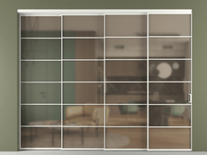 Перегородка Formato внутри проёма телескопик синхро 3