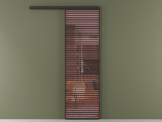 Перегородка Formato вдоль стены 1 створка