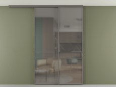 Перегородка Formato вдоль стены на потолок телескопик синхро 2