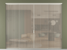 Перегородка Formato внутри проёма 4 створки