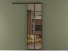 Перегородка Formato вдоль стены 1 створка