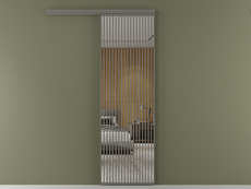 Перегородка Formato вдоль стены одностворчатая