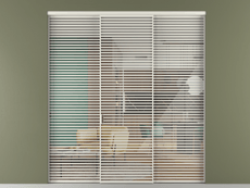 Перегородка Formato внутри проёма 3 створки