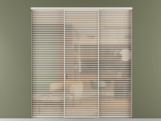 Перегородка Formato внутри проёма 3 створки