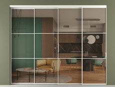 Перегородка Formato внутри проёма телескопик синхро 3