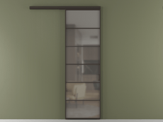 Перегородка Formato вдоль стены 1 створка