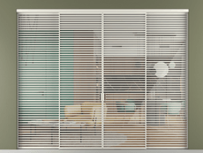 Перегородка Formato внутри проёма 4 створки