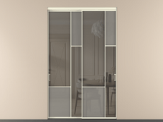 Перегородка Mosaic внутри проёма 2 створки