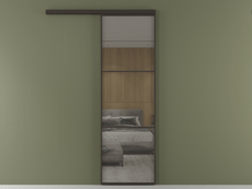 Перегородка Formato вдоль стены одностворчатая