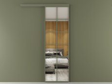 Перегородка Formato вдоль стены одностворчатая