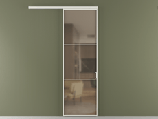 Перегородка Formato вдоль стены 1 створка