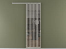 Перегородка Formato вдоль стены одностворчатая