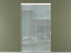 Перегородка Formato внутри проёма 2 створки