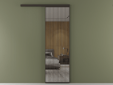 Перегородка Formato вдоль стены одностворчатая