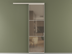 Перегородка Formato вдоль стены 1 створка