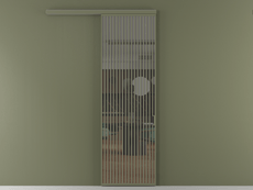 Перегородка Formato вдоль стены одностворчатая