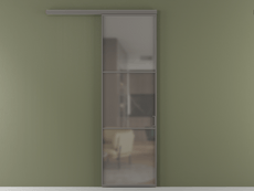 Перегородка Formato вдоль стены одностворчатая