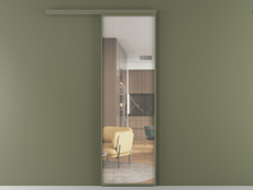 Перегородка Formato вдоль стены одностворчатая