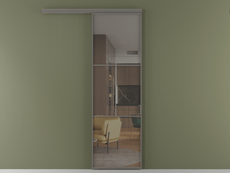 Перегородка Formato вдоль стены одностворчатая