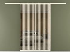 Перегородка Formato вдоль стены 2 створки