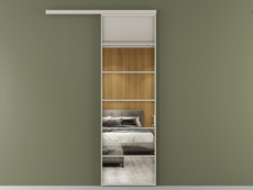 Перегородка Formato вдоль стены одностворчатая