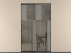 Перегородка Mosaic внутри проёма 2 створки