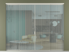 Перегородка Formato внутри проёма 4 створки