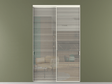 Перегородка Formato внутри проёма 2 створки