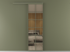 Перегородка Formato вдоль стены одностворчатая