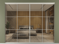 Перегородка Formato внутри проёма четырёхстворчатая