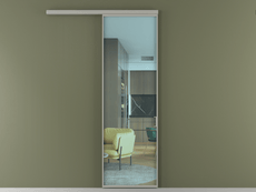 Перегородка Формато вдоль стены 1 створка