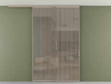 Перегородка Formato вдоль стены на потолок телескопик синхро 2