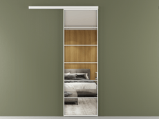 Перегородка Formato вдоль стены 1 створка