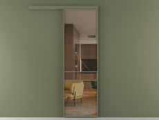 Перегородка Formato вдоль стены 1 створка