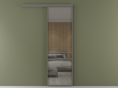 Перегородка Formato вдоль стены 1 створка