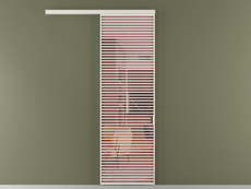 Перегородка Formato вдоль стены 1 створка