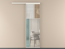 Перегородка Мозаик вдоль стены 1 створка