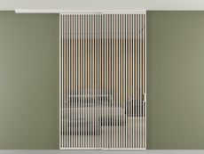 Перегородка Formato вдоль стены на потолок телескопик синхро 2