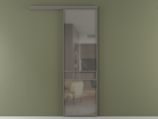 Перегородка Formato вдоль стены одностворчатая