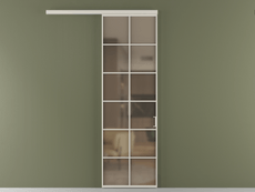 Перегородка Formato вдоль стены одностворчатая