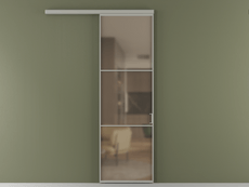 Перегородка Formato вдоль стены 1 створка