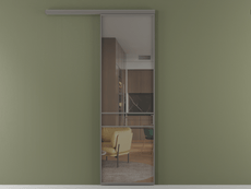 Перегородка Formato вдоль стены одностворчатая