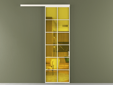 Перегородка Formato вдоль стены 1 створка