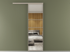 Перегородка Formato вдоль стены одностворчатая