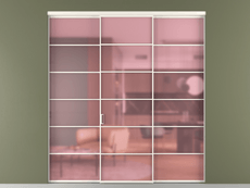 Перегородка Formato внутри проёма 3 створки